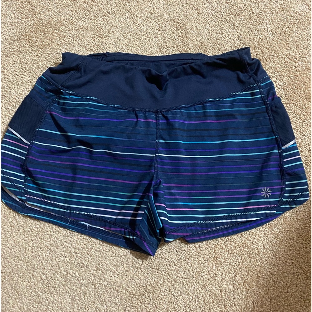 EUC size small athleta shorts with inside  liner .
